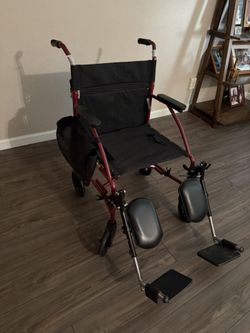 Transport Wheelchair Like New 
