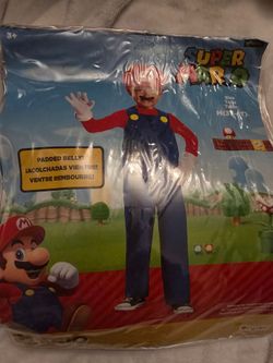 Super Mario Kids Halloween Costume Size M (3T-4T)