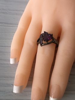 Purple Heart Ring