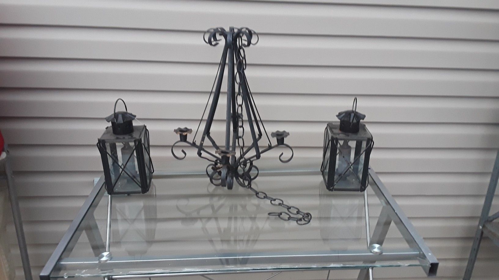 Chandelier candle holder with 2 Leonard