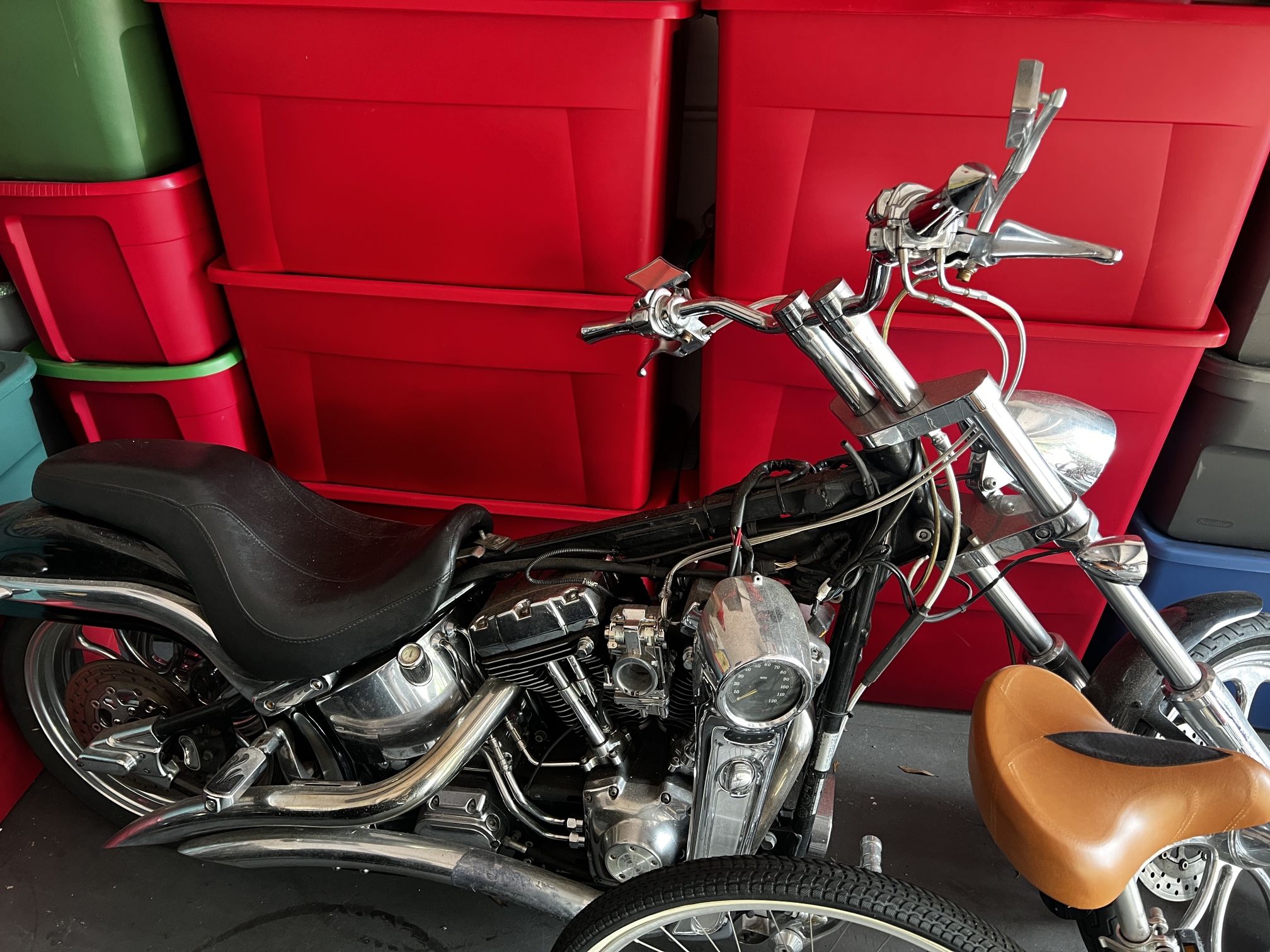 2000 Harley Davidson deuce project started never finish