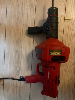 BAUER 23 ft Automatic-Feed Handheld Electric Drain Cleaner