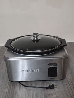 LIKE NEW- Cuisinart 6.5-Qt Digital Slow Cooker Stainless Steel - Works Great!