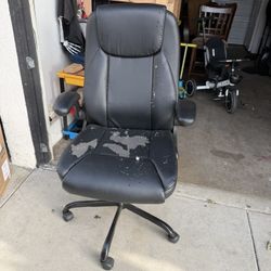 Worn Computer Chair