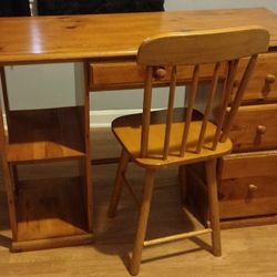 Student Desk W Chair Solid Pine
