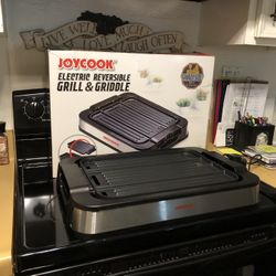 Joycook-Electric Reversible Grill & Griddle-Used Once!