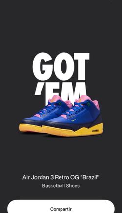 Jordan 3 Brazil DS size 7
