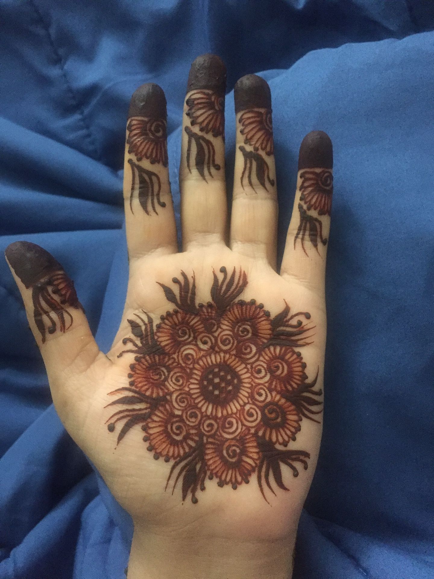 Henna tattooing