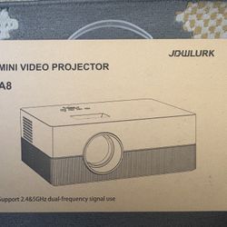 NEW Electric Focus] Mini Projector with WiFi and Bluetooth,