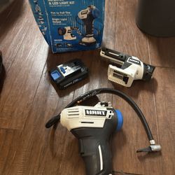 Hart Inflator And Led Light Kit Without Charger
