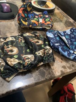 Male Dog Diapers - Medium 3 Pack | Sloths, Sharks & Dinosaurs