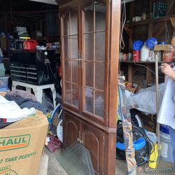 Corner China Cabinet