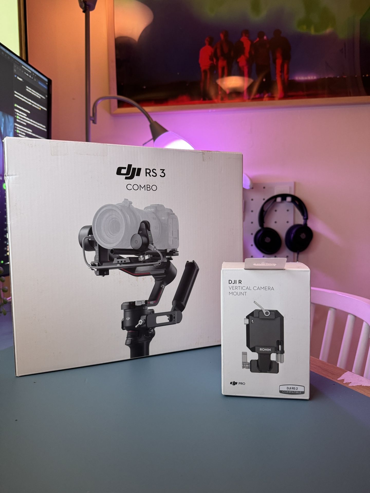 DJI RS3 Combo with DJI Vertical camera mount Gimbal