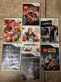 Wii games and accessories