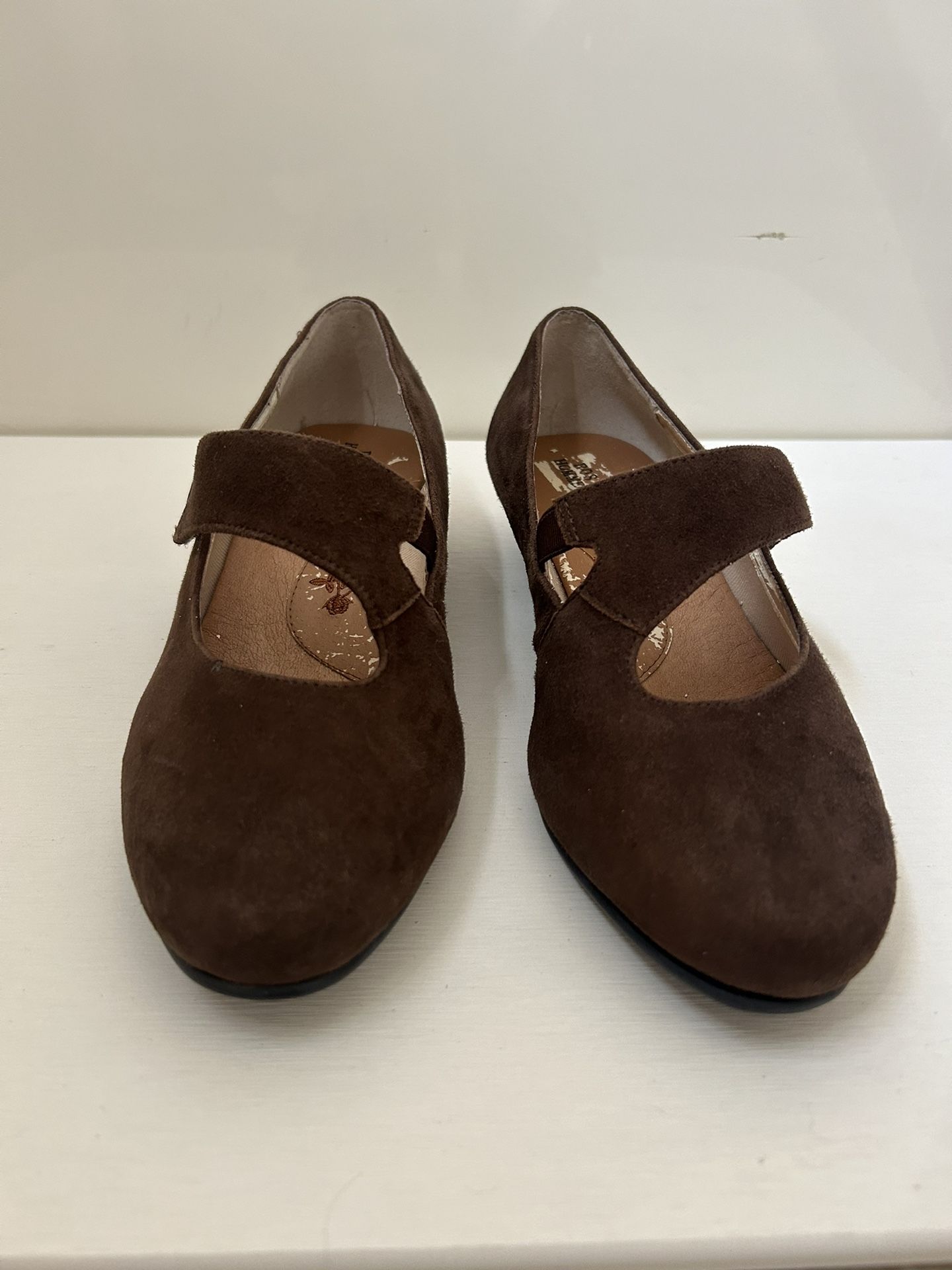 Brown Mary Jane Wedges - Ros Hommerson