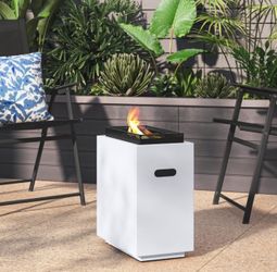 1lb Rectangular Fire Pit Terracotta - Room Essentials