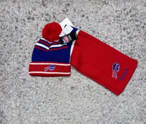 Buffalo Bills NFL Scarf & Beanie Set