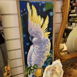 Cacatoo Hand Painted 