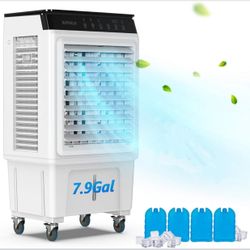  7.9Gal Portable Swamp Cooler(Jh2620H)