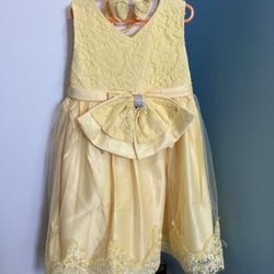 Yellow Dress With Headband 