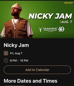 Nicky jam concert