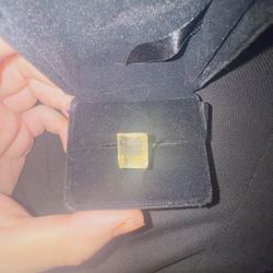 14K SKAL VINTAGE EMERALD CUT