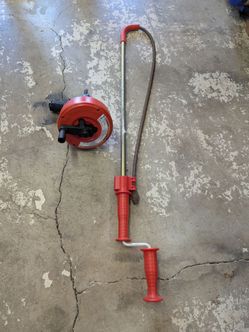Ridgid powerspin, snake and toilet auger