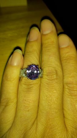 Beautiful purple ring