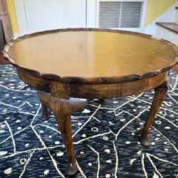 Antique round side table