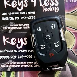 [$120 @ Pomona Indoor Swapmeet] GMC or Chevy Smart Remote Push Start Key Copy (Suburban, Tahoe & Yukon)