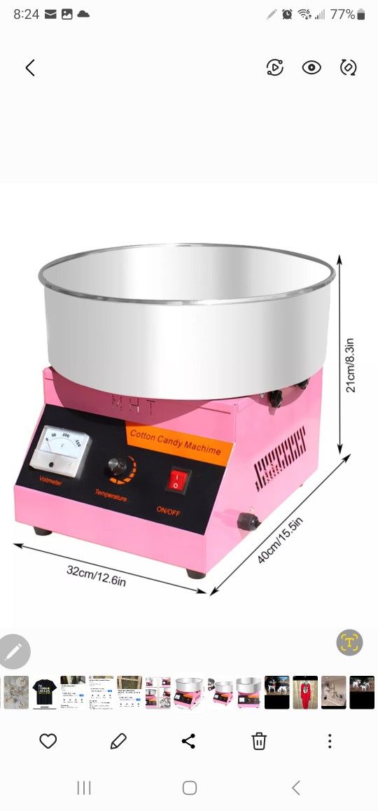 New Cotton Candy Machine In Box 