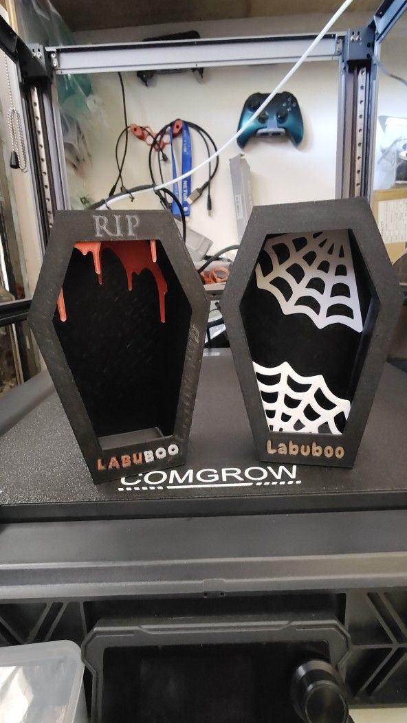 Labubu Casket 3d printed