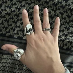 Chrome Hearts Bubblegum Heart Ring Size 11