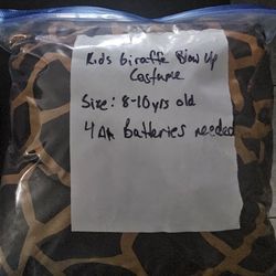 Blow Up Giraffe Costume 