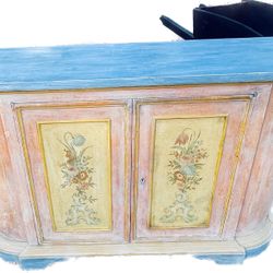 19th Century Italian Hand Painted Cabinet 