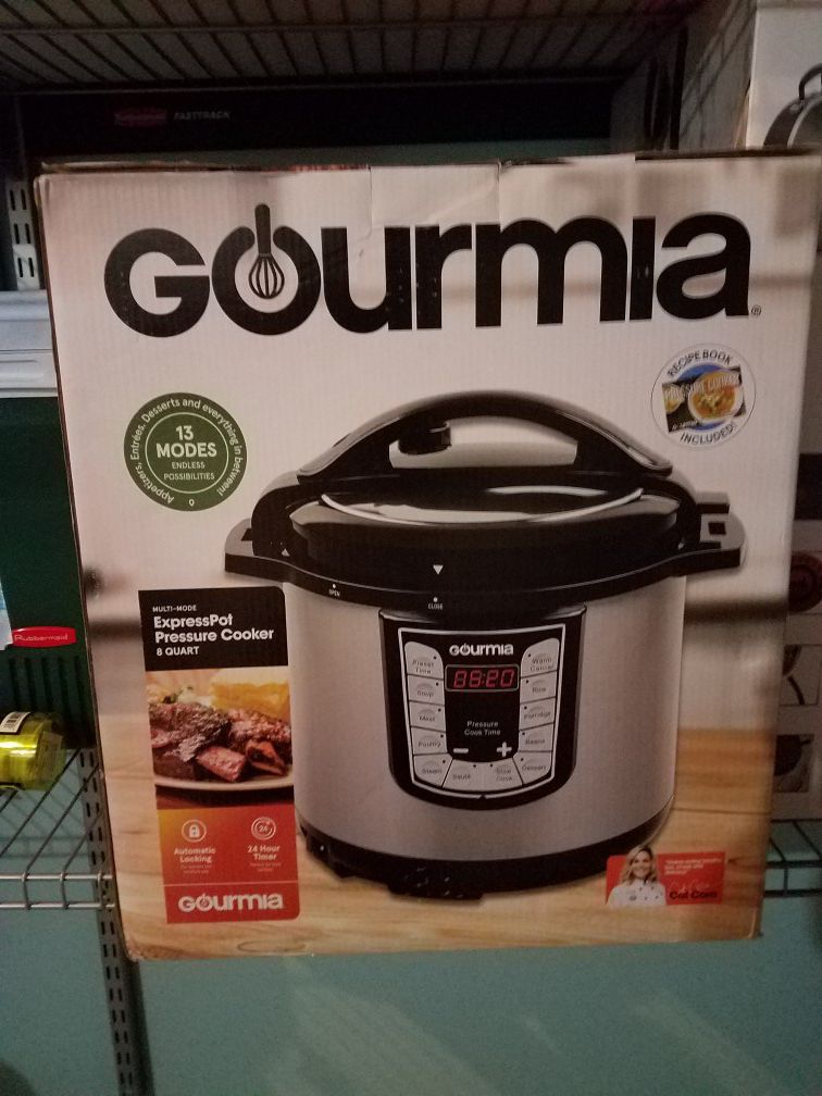 Instant Pot Gourmia 8qt crock pot / pressure cooker