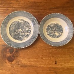 Antique Dishes-Incomplete Set