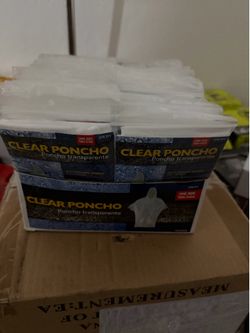 Clear ponchos/ rain protection