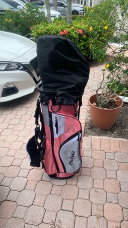 Precise M5 Ladies Women’s Complete 15 Piece Golf Clubs Pink, Regular Size