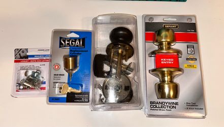 Keyed Door Knob, Replacement Cylinder, Mailbox Lock