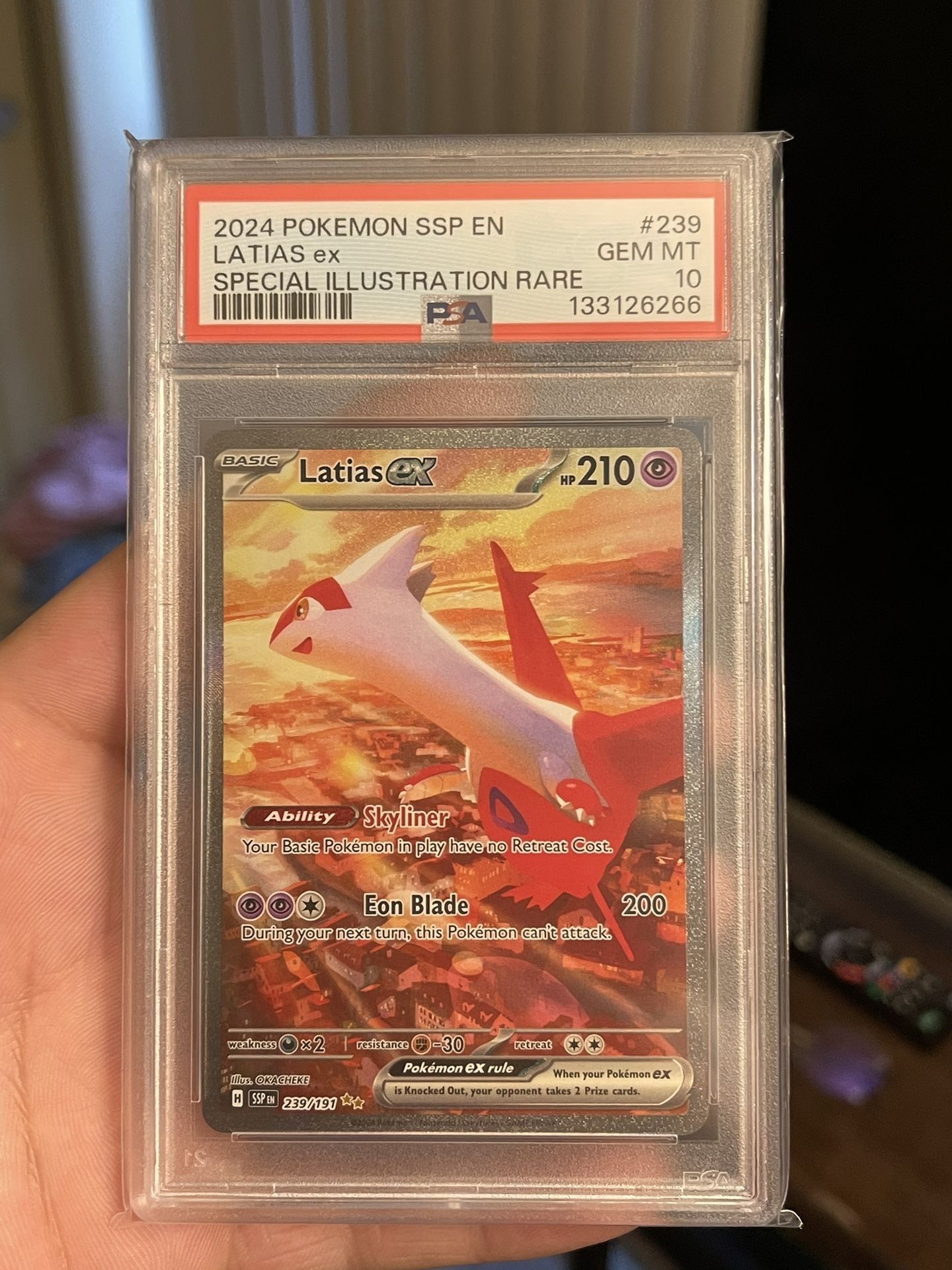 PSA 10 Latias ex SIR 