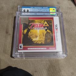 3ds Zelda A Link Between Worlds CGC 9.9 A++ 