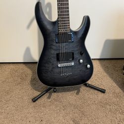 Schecter Diamond C-1 Series Plus A Fender  Amp 