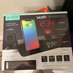 Night Clock With Phone And Watch Charger 