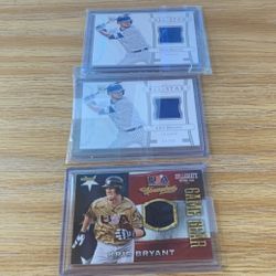 Kris Bryant Jersey Patch Card Lot