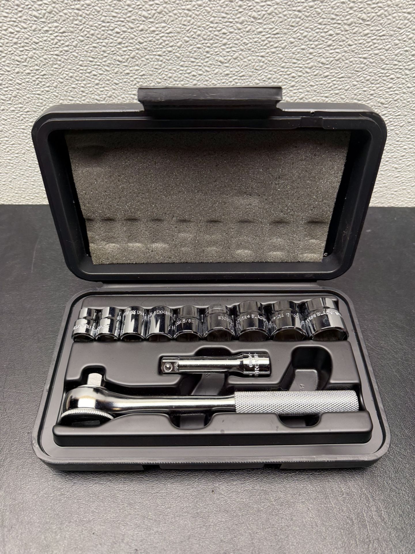 BLACKHAWK 3811NB 11 PIECE SOCKET SET 3/8"DRIVE