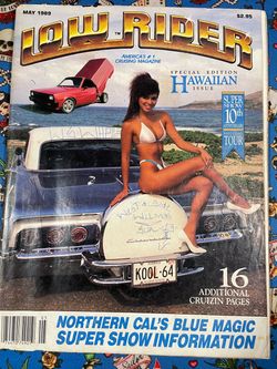 Low Rider Magazine May 1989 Hawaiian Issue