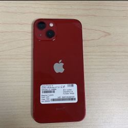 iPhone 13 128GB For Cricket Wireless Only Red Product Battery 100% Works Perfect!  Clean Imei Ready For Your Sim Card 