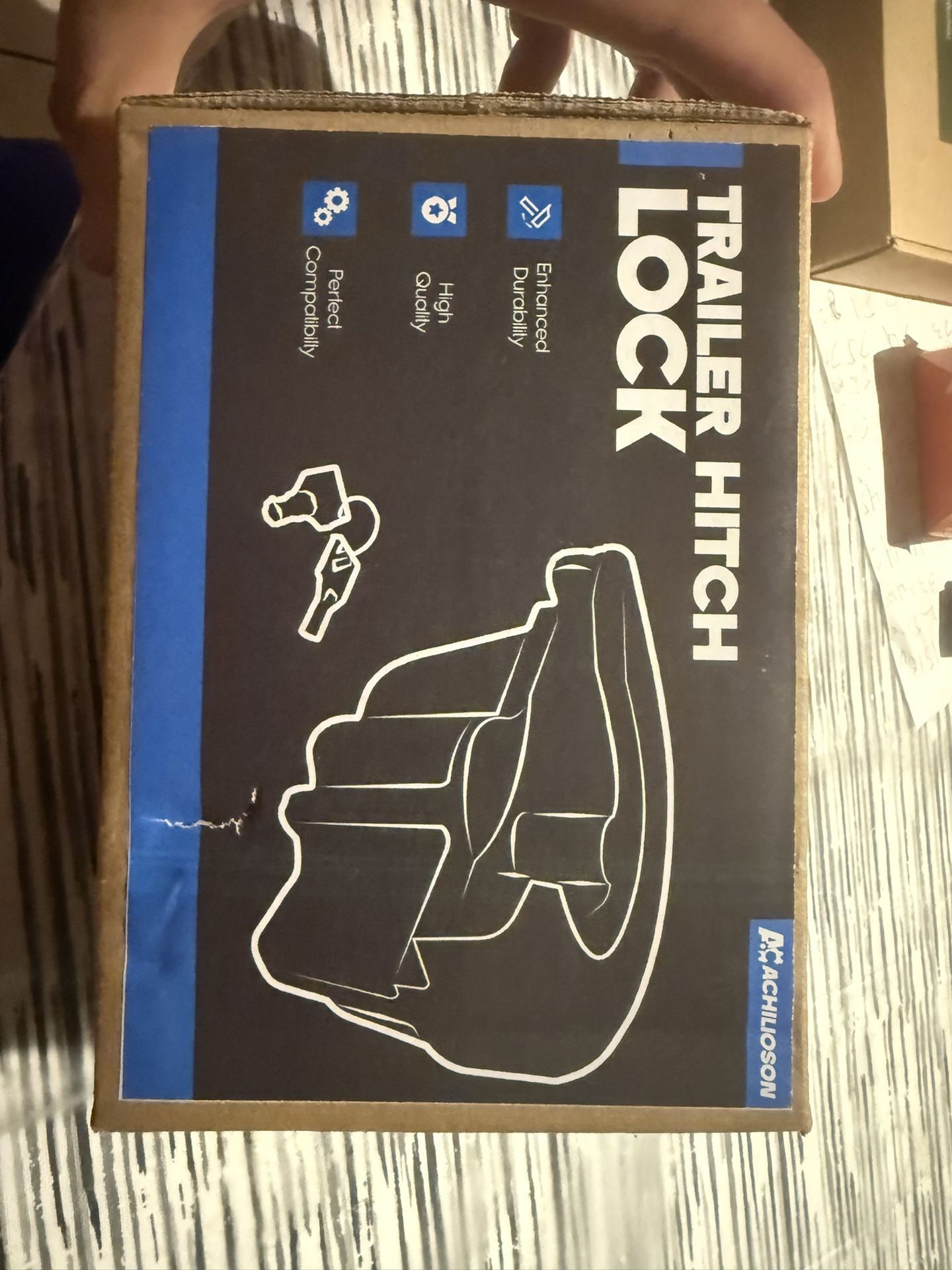 2 5/16-Inch Heavy-Duty Trailer Hitch Lock - Anti-Theft Coupler Lock for Travel Trailers, RVs, Boats & Trucks | Premium Security with Safety Chain Prot