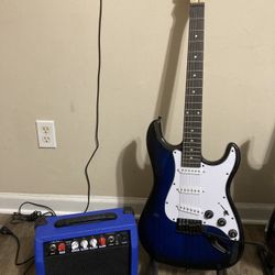 Electric Guitar And Amp Kit Beginners 